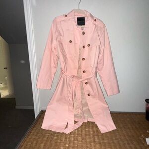 Talbots Light Pink Trench Coat